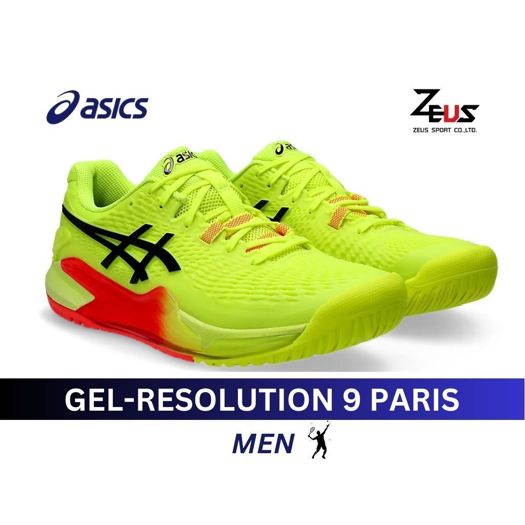 ASICS GEL-RESOLUTION 9 รองเท้าเทนนิสผู้ชาย สินค้าลิขสิทธิ์แท้ 100% [บริการส่งฟรี ทั่วประเทศ]