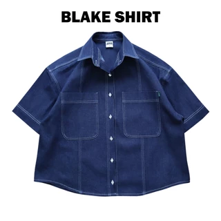 JAMANBKK / BLAKE SHIRT / เสื้อเชิ้ตยีนส์ ทรงครอป