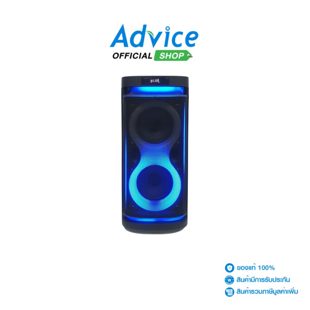 (1.0) ลำโพงปาร์ตี้ SHERMAN (APS-122) BLUETOOTH Black - A0163772