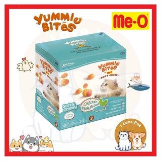 (ยกกล่อง)Me-O Yummies Bites มีโอยัมมี่ไบรท์ ขนมแมว ขนาด 30gx12 ซอง/10gx20ซอง