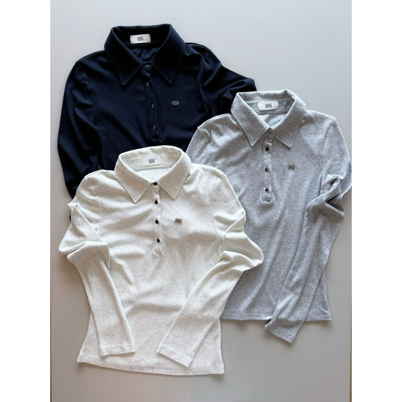 Roomry.n - bebby polo long sleeve เสื้อคอปกโปโลแขนยาว