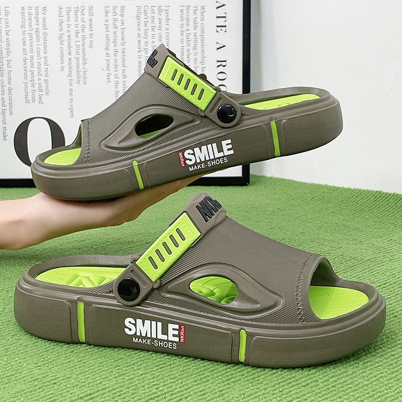 ShoesStudios ส่งตรงจากโกดังในไทย รองเท้าแตะแฟชั่นสำหรับผู้ชาย รุ่นนี้งานยางพื้นนุ่ม มี 3 สีให้เลือก ตัวยางคุณภาพดี เนื้อ