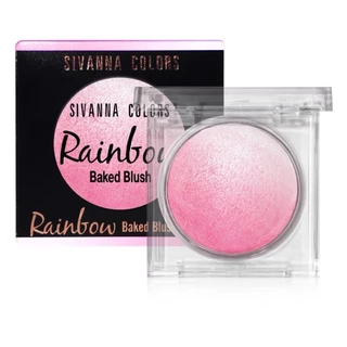 (🔥ของแท้/ส่งไว🔥) SIVANNA COLORS Rainbow Baked Blush HF370 | ซีเวนน่า คัลเลอร์ส เรนโบ เบค บรัช