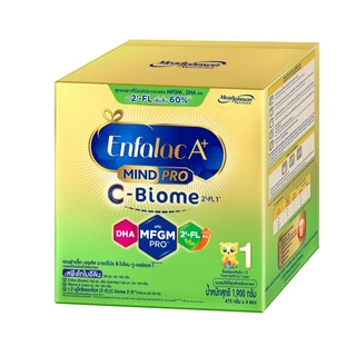 นมผง เอนฟาแล็ค เอพลัส ซี-ไบโอม สูตร1 (1900 กรัม) Enfalac A+ MindPro C-Biome Stage1 (1900 g)
