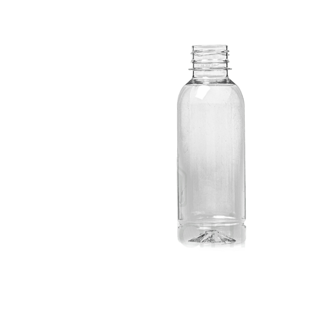 ยกลัง ขวด PET กลมเรียบ/ทรงแบน 200ml. ปาก 30 (ราคาขวดพร้อมฝา + เลือกสีฝาได้)