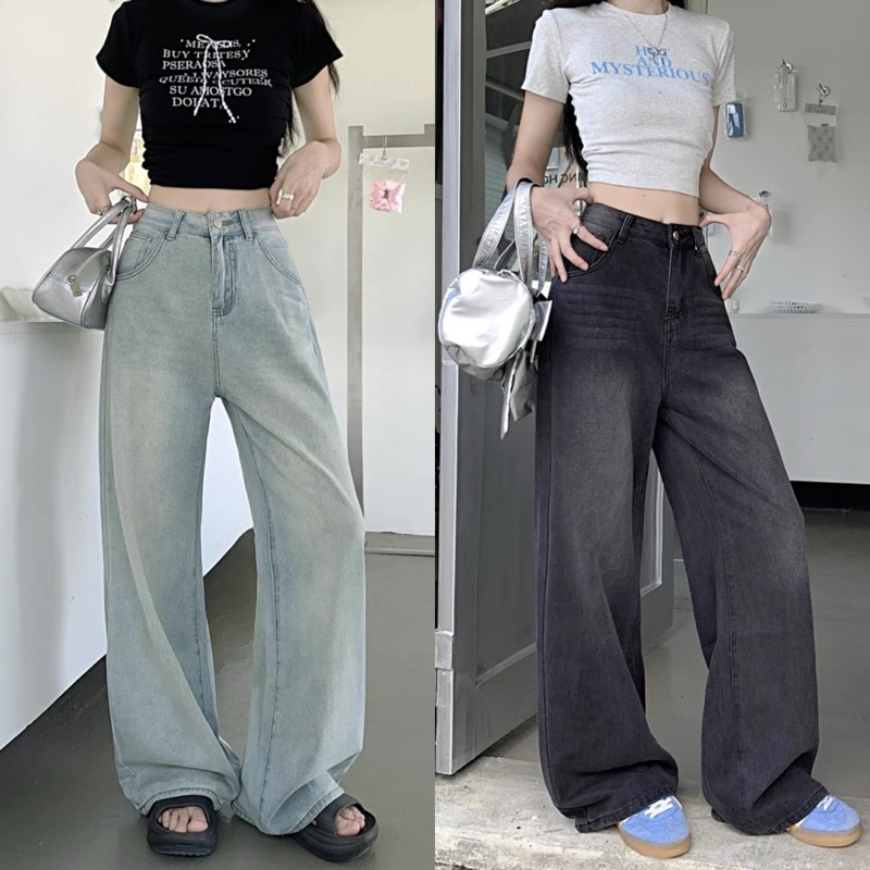 gurls.girl | comfy jeans กางเกงยีนส์กระบอกกลาง