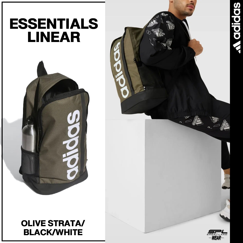 Adidas อาดิดาส กระเป๋าเป้ กระเป๋าสะพายหลัง Essentials Linear Backpack HR5344 (900)