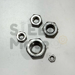 น็อตตัวเมีย สแตนเลส304 เกลียวหุน ขนาด 1/4"-5/8"