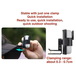 Sunnylife For Insta360 Go3S Go3 คลิปติดปีกหมวก Hat brim clip CAP CLIP ตัวหนีบหมวก สำหรับ Insta360 Go3 , Go3S
