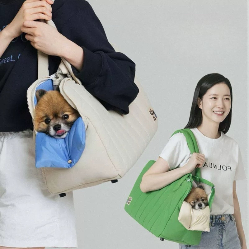 VELKYBARK [พร้อมส่ง] Pogle กระเป๋าสุนัข กระเป๋าแมว กระเป๋าใส่สัตว์เลี้ยง สไตล์เกาหลี Pet Bag รูปที่ 3