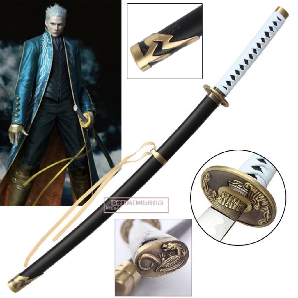 ดาบซามูไร ลับคม Japan Devil May Cry เดวิลเมย์คราย Vergil เวอร์จิล Yamato ยามาโตะ นักรบ Sword Samurai