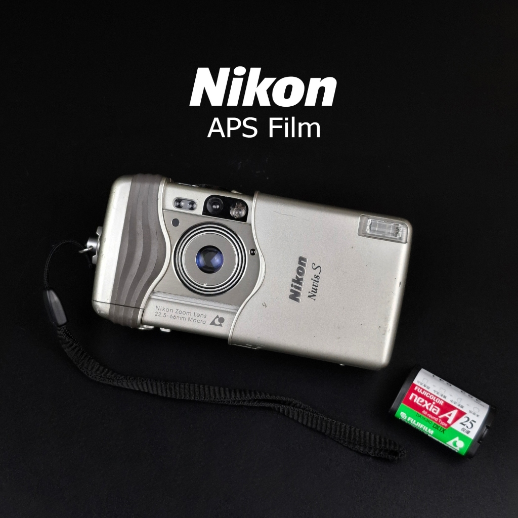 Nikon (APS Film) 📸 กล้องฟิล์ม NuvisS (APS)✅ทำงานปกติ