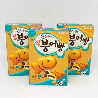ขนมปังเกาหลี พุงออปัง 174g 6 ชิ้น เค้กเกาหลี เค้กสอดไส้ครีมช็อคโกแลต 붕어빵 ขนมปลา