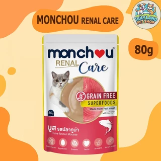 Monchou Renal Care อาหารเปียกแมว สูตรบำรุงไต 80g