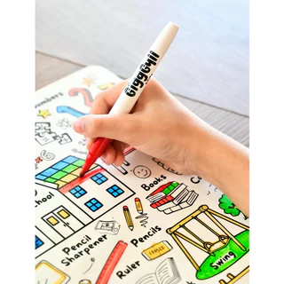 GiggGyll kids Washable Markers ปากกาสีเมจิกลบได้