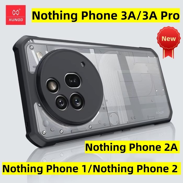 Nothing Phone 1/2/2A/Nothing Phone 3A/3A Pro เคส Xundd ของแท้ เคสโทรศัพท์โปร่งใสฝาหลังถุงลมนิรภัยกัน