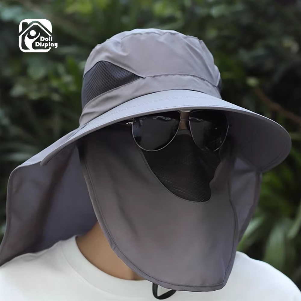 หมวกบักเก็ต หมวกเดินป่า คุณภาพสู แฟชั่นฤดูร้อน กันแดด ระบายอากาศ มี 3 สีให้เลือก หมวกกันแดด 360 องศา