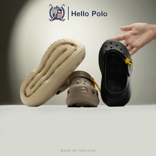 Hello Polo รองเท้าหัวโตผู้หญิง รองเท้าแตะป้องกันกลิ่น วัสดุ EVA ทนต่อการสึกหรอ กันลื่น พื้นหนา เหมาะกับฤดูร้อน HP8052