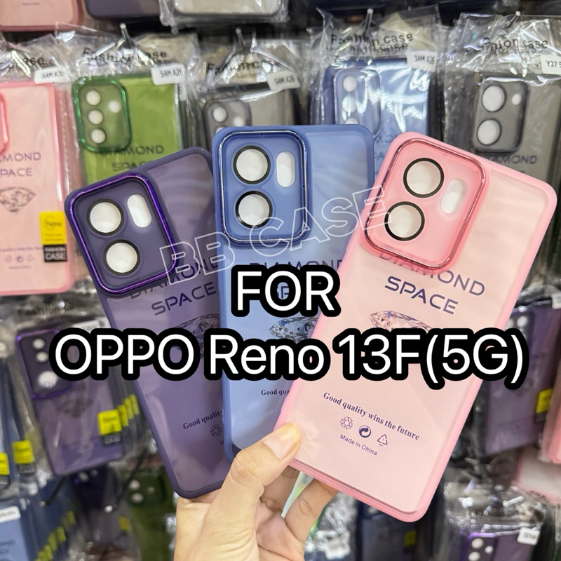 เคสTPUนิ่ม+ฟิมล์เลนกันกล้อง รุ่น OPPO Reno 13(5G)/Reno 13F(5G)/ Reno 13Pro(5G)  !มี5สี!(ตรงรุ่น) สินค้าพร้อมจัดส่งในไทย