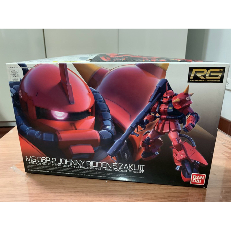 (พร้อมส่ง)[กล่องมีตำหนิ] RG 1/144  Zaku II High Mobility Type (Johnny Ridden Custom)