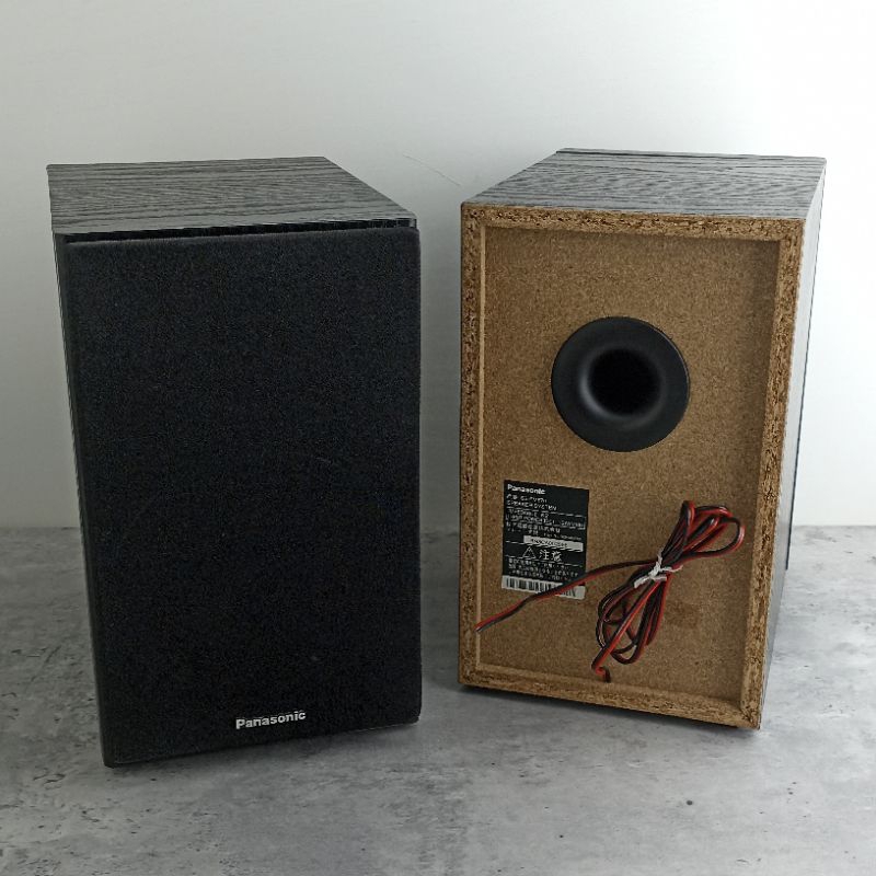 !!สายยาวไม่เท่ากัน PANASONIC >> SB-PM670 ลำโพงสองทาง 6 โอห์ม 15W(MAX) 1 คู่ ลายไม้ ดอกซับ 3.5 นิ้ว ส