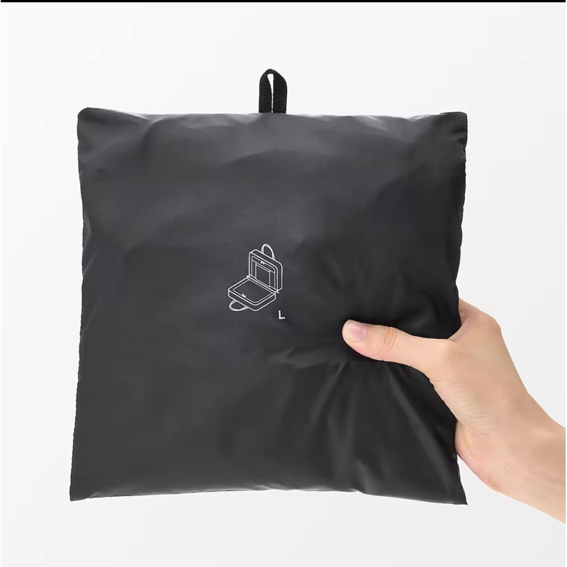 [ใหม่/ของแท้ 💯%] มูจิ กระเป๋าบอสตันผ้ากันละอองน้ำพับเก็บได้ - MUJI Foldable Water Repellent Boston Bag for Travel (105L)