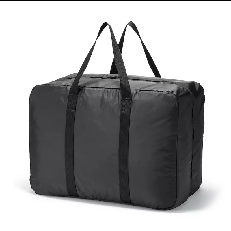 [ใหม่/ของแท้ 💯%] มูจิ กระเป๋าบอสตันผ้ากันละอองน้ำพับเก็บได้ - MUJI Foldable Water Repellent Boston Bag for Travel (105L)