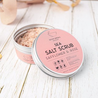 Radiant Glow Safflower & Rose Sea Salt Scrub