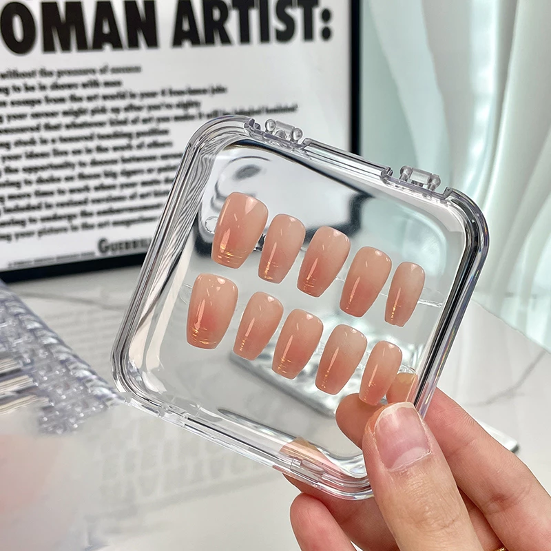 🇹🇭พร้อมส่ง✨กล่องใสขอบมน ใส่เล็บ กล่องอะคริลิค ติดเล็บ ขาย หรือ โชว์เล็บ กล่องใส่เล็บ