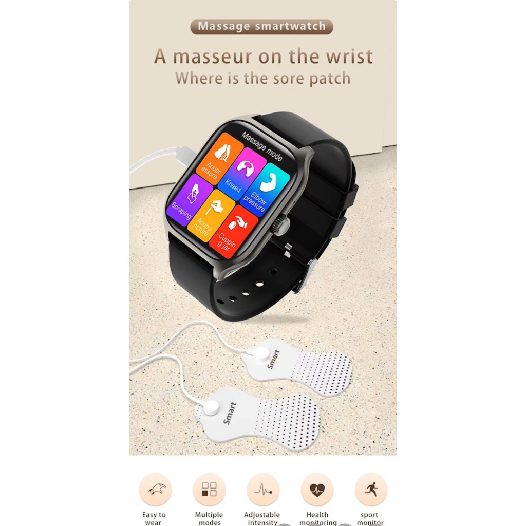 SMART WATCH MASSAGER นาฬิกา นวด คอ บ่า ไหล่ นาฬิกานวด นาฬิกา Sleep Test