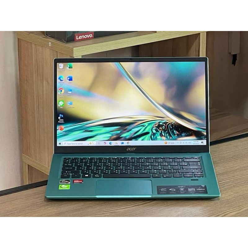 Acer Swift 3 SF314-43-R0C3 AMD Ryzen 7 5700U SSD512GB RAM16GB Win 11 คีย์บอร์ด ไฟ สินค้ามือสอง ประกั