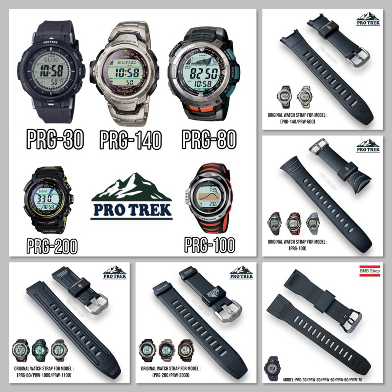 สายนาฬิกา PROTREK ของแท้ PRG-30,PRG-80,PRG-100,PRG-140,PRG-200