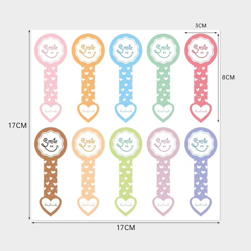 สติ๊กเกอร์ขอบคุณ 100ดวง สติ๊กเกอร์ติดกล่อง ติดแก้ว ตกแต่ง sticker thankyou S27
