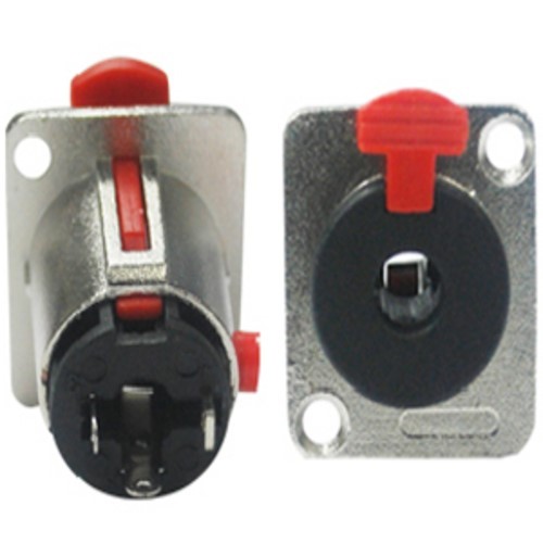 NPE แจ็คไมค์ TS 6.35MM ติดแท่นแบบล็อก E160 (YXD140-A) Pack