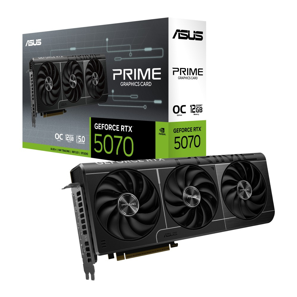 ASUS PRIME GeForce RTX 5070 OC 12GB GDDR7 Graphics Card การ์ดจอ