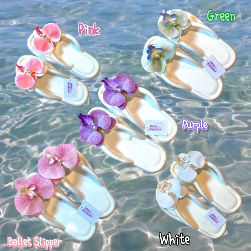 รองเท้าแตะดอกกล้วยไม้ ORCHID SHOE