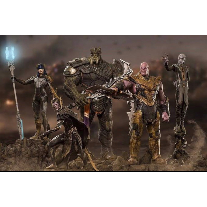 ไม่มีกล่อง Set Children of Thanos ebony maw proxima midnight crovus glaive cull obsedian black dwarf