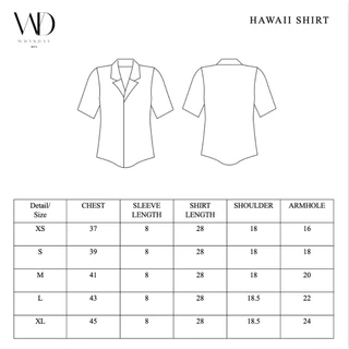 [แนะนำ] เสื้อเชิ้ตฮาวาย มินิมอลสไตล์ ทรงพอดีตัวถึงรีแลกซ์ ใส่สบาย - WDNSDAY Hawaii Shirt