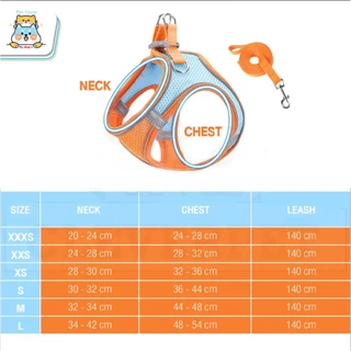 Fly-soft สายรัดอกแมวและสุนัข ฟรีสายจูง เสื้อรัดอกแมว ระบายความร้อน dog and cat shirt harness
