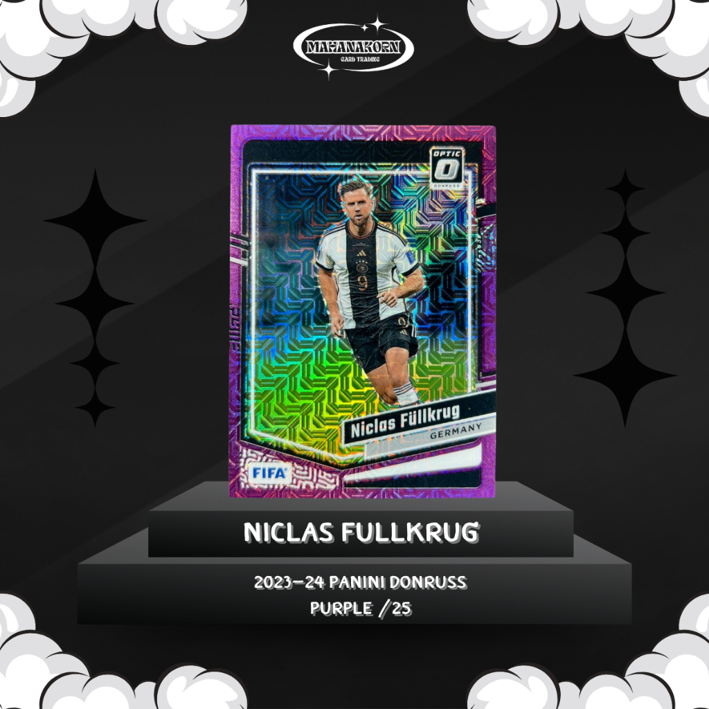 Niclas Fullkrug Purple /25 / Joshua Kimmich Blue /49 / Matthias Ginter Blue /49 2023-24 Panini Donru