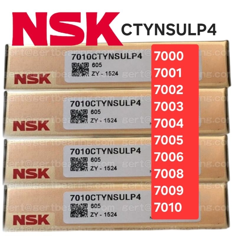 NSK ใส่CNC ญี่ปุ่นนำเข้า CTYNSULP4 7000 7001 7002 7003 7004 7005 7006 7008 7009 7010 CTYNSULP4 :SUPE