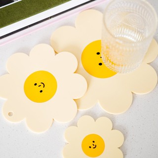 แผ่นรองแก้ว จาน หม้อ silicone กันควาร้อน ลายน่ารัก ตกแต่งโต๊…