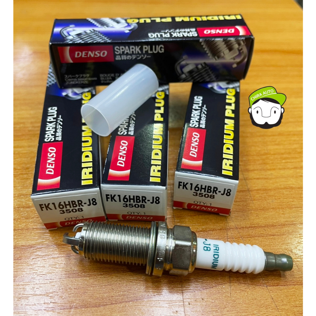 หัวเทียน 3 เขี้ยว 6ARFE 2.0 D4S DENSO-FK16HBR-J8 แท้