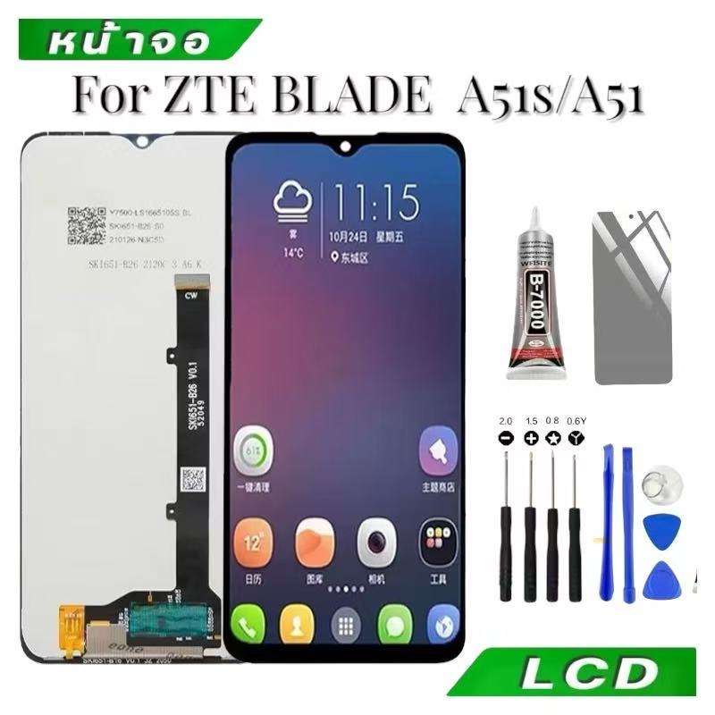 จอ + ทัช  LCD Display  จอแสดงผล  อะไหล่จอ จอชุด พร้อมทัชสกรีน สำหรับ ZTE BLADE   A51s / A51 / A31plu