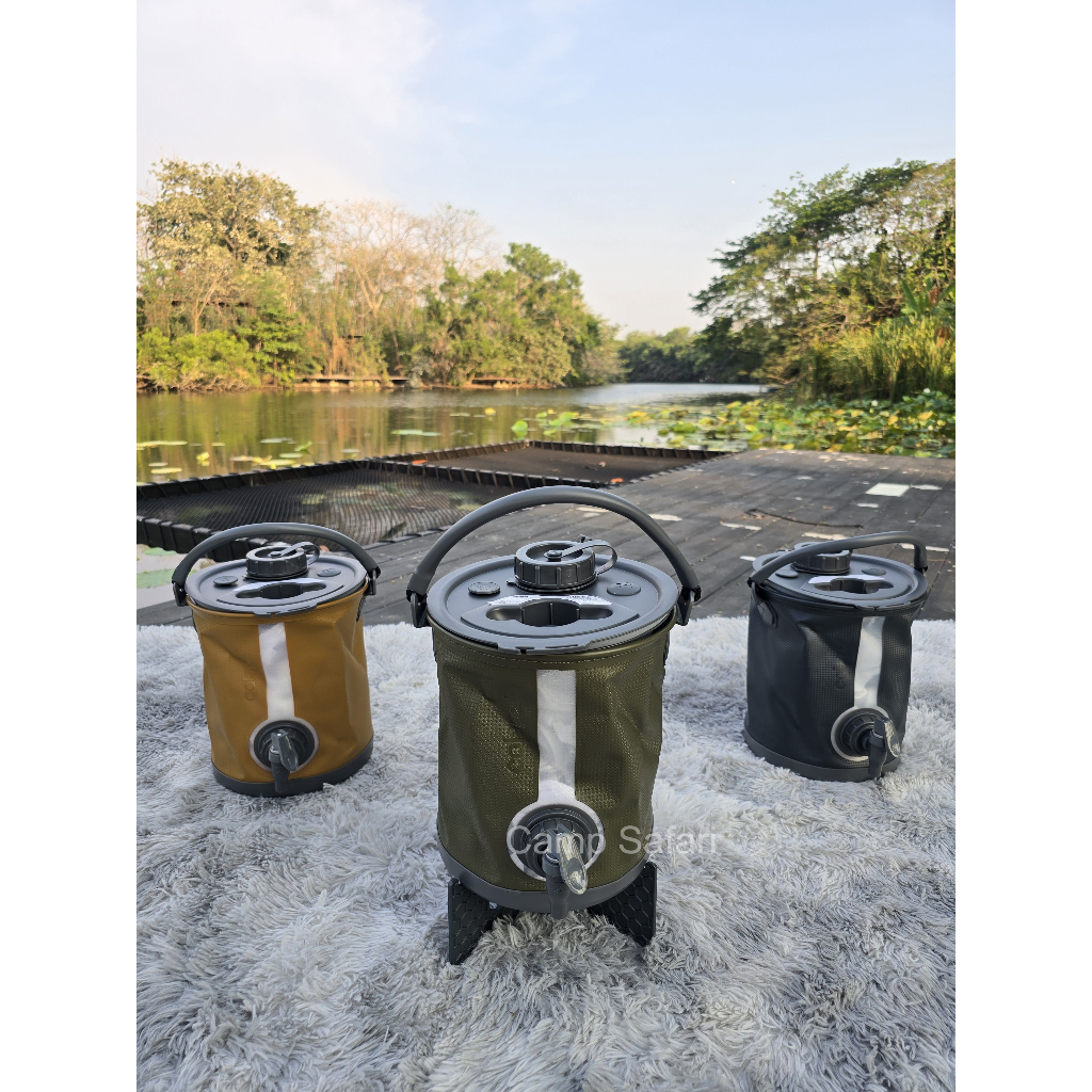 ถังน้ำอเนกประสงค์ Colapz Collapsible 2-in-1 Water Dispenser & Bucket (2.1 Gallons)  + ขาตั้ง มี 3 สี