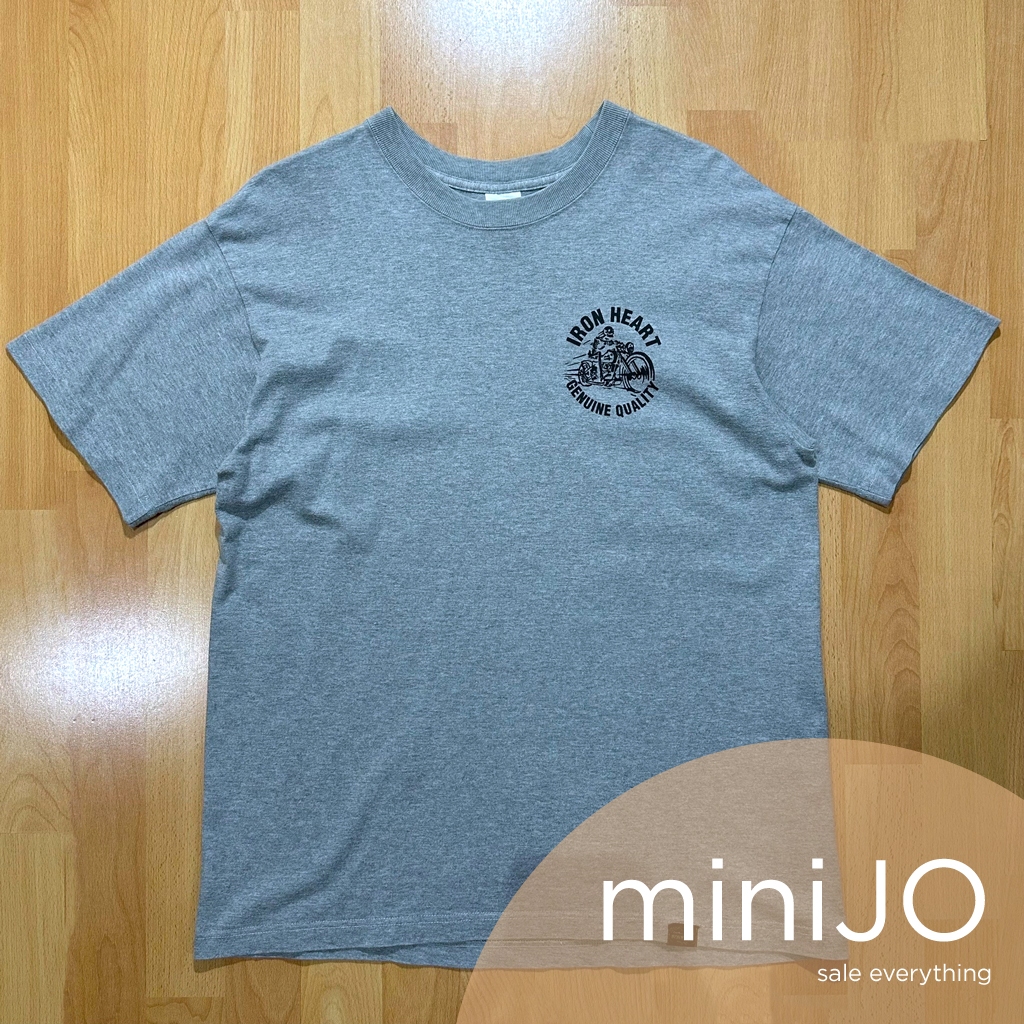 เสื้อยืด Iron Heart Made in Japan สีเทา (ของแท้ มือสอง)