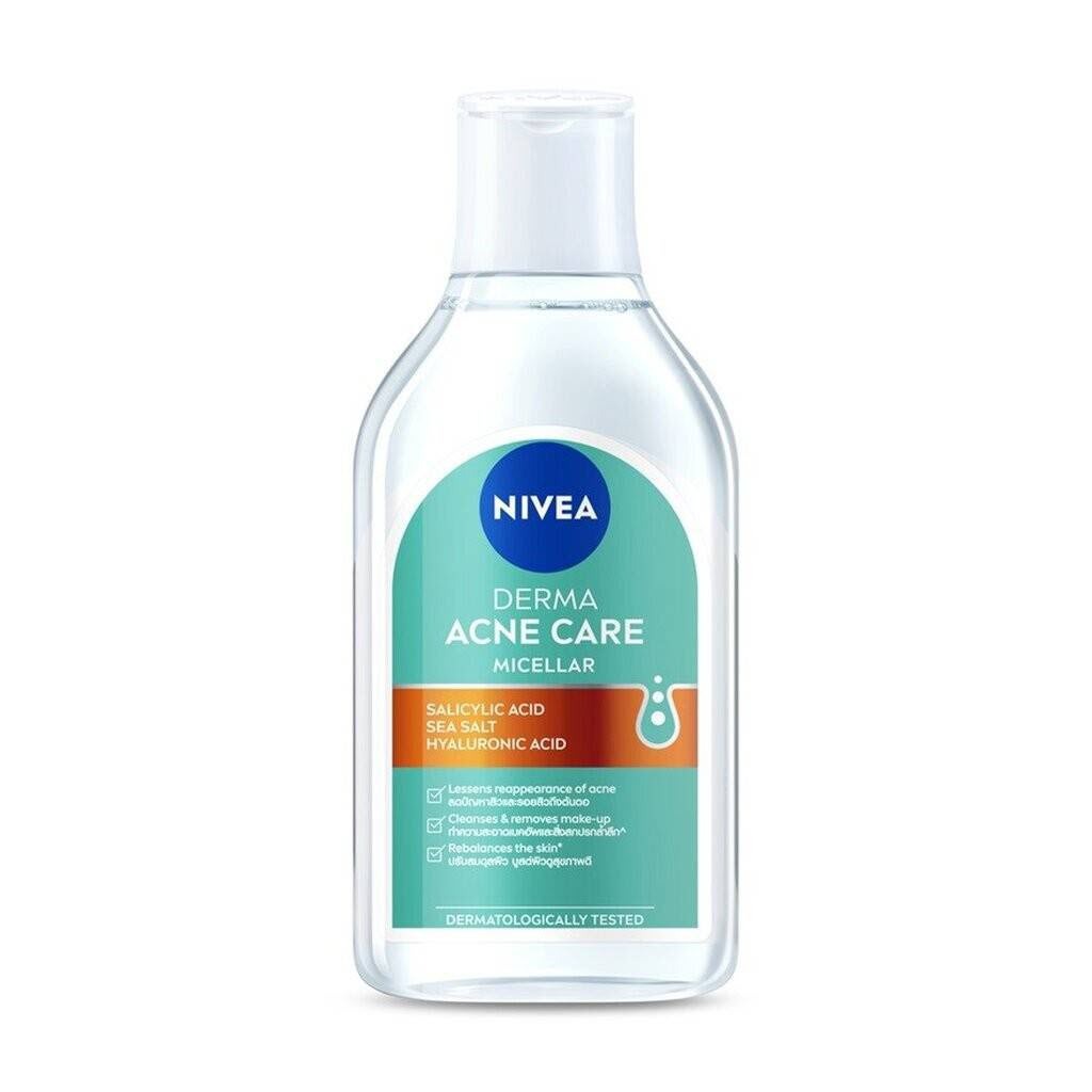 NIVEA นีเวีย ไมเซล่า เช็ดเครื่องสำอาง แอคเน่ รีแพร์ แอดวานซ์ 400 มล.