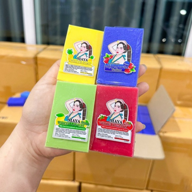 สบู่มาญาโซป [ตะกร้าบริษัทรับตรงแบรนด์] สบู่มายา ระเบิดขี้ไคล