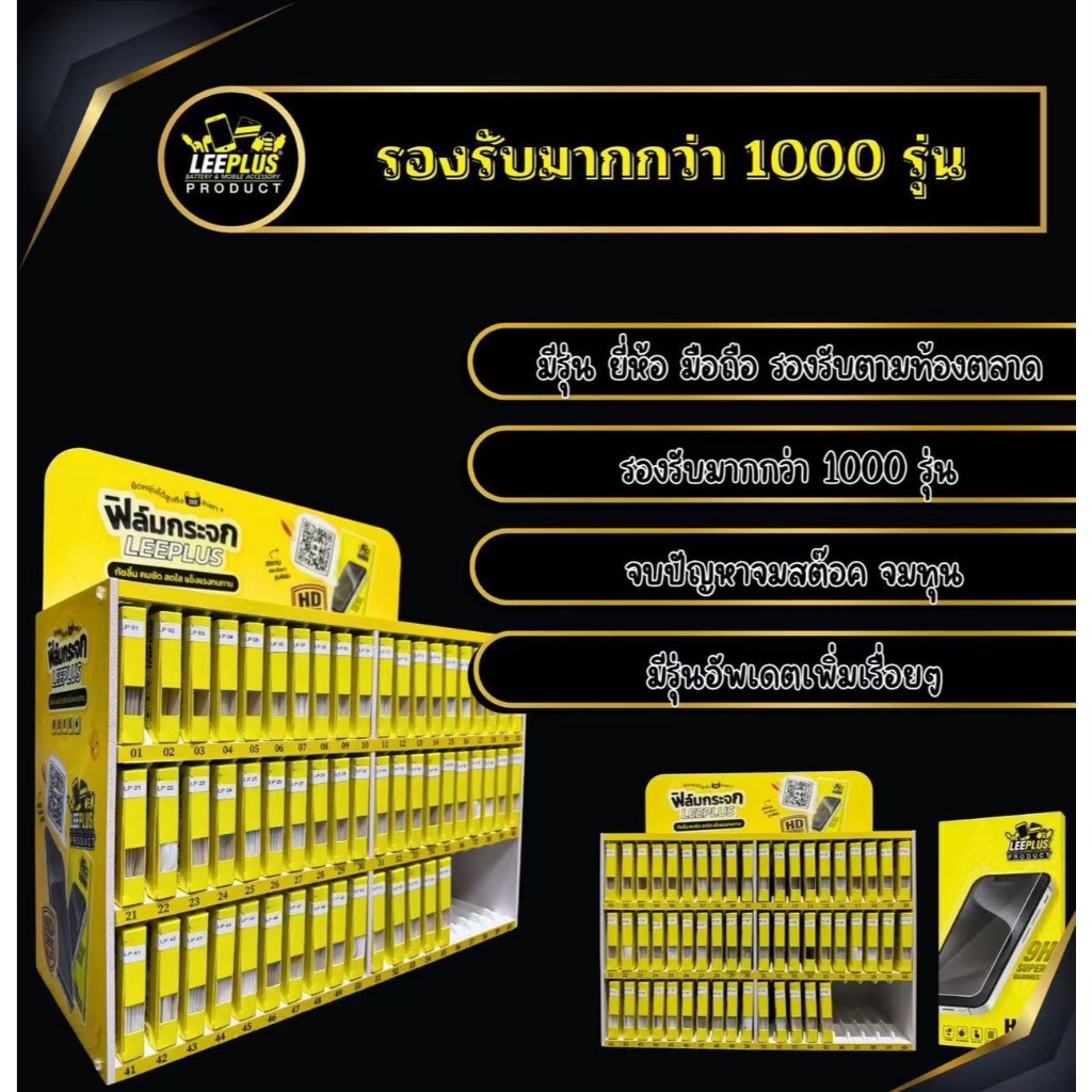 ฟิล์มกระจกแบบใส LEEPLUS แท้ สำหรับรุ่นไอโฟน (แบบ1แผ่น รูปที่ 8
