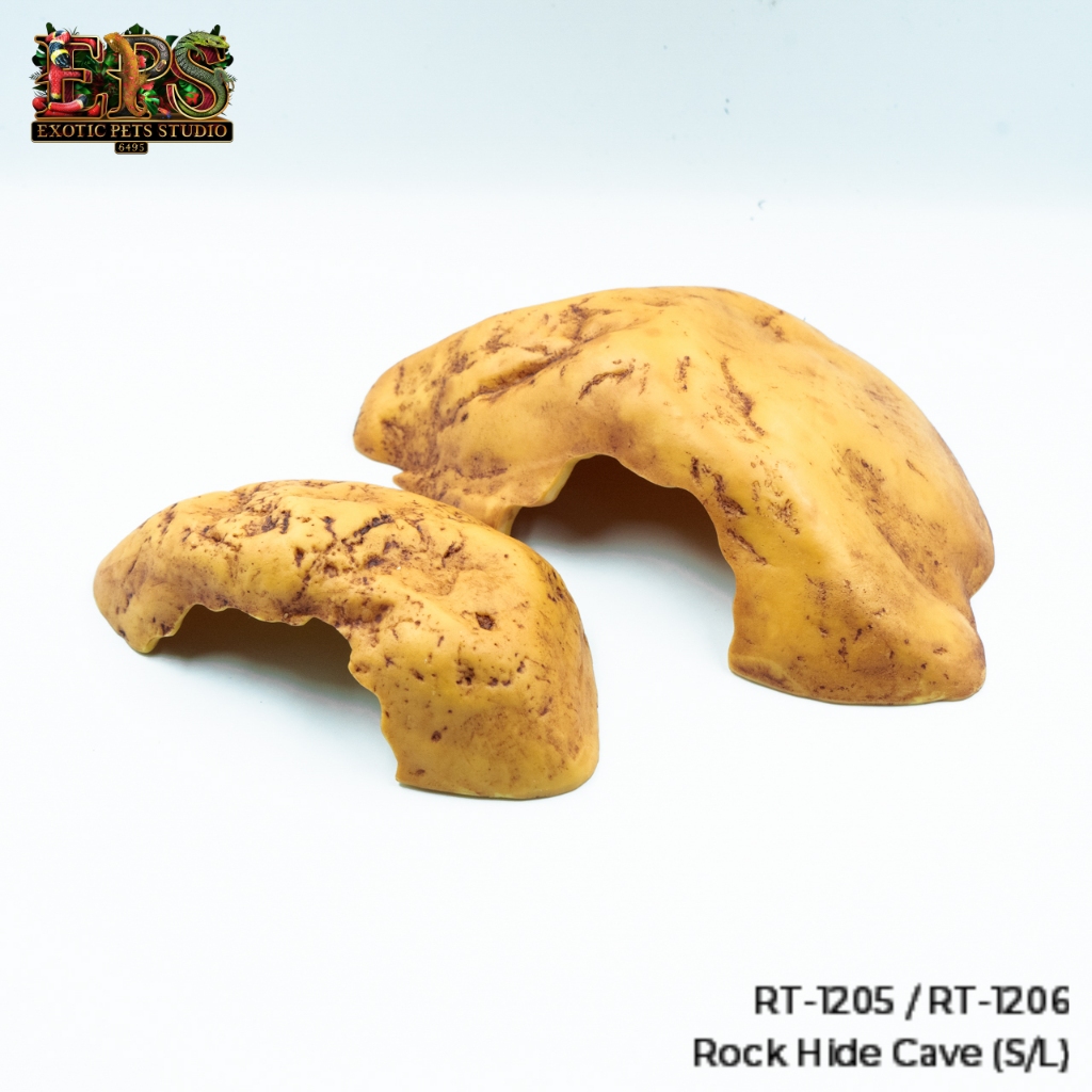 Rock Hide Cave บ้านหลบ ถ้ำหลบ สำหรับสัตว์เลี้ยง สัตว์เลื้อยคลาน สัตว์ครึ่งบกครึ่งน้ำ Super Rep